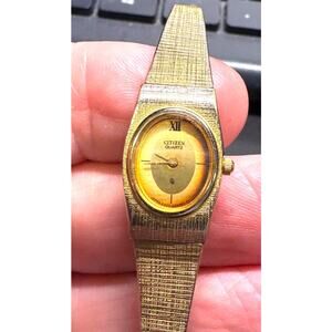 VTG Women's Gold Tone Citizen Watch, 32-1363